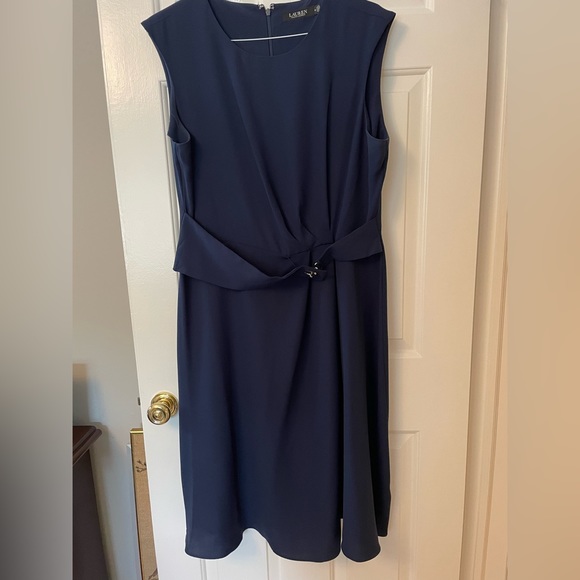 Ralph Lauren Dress size 16 ..navy blue - Picture 1 of 6